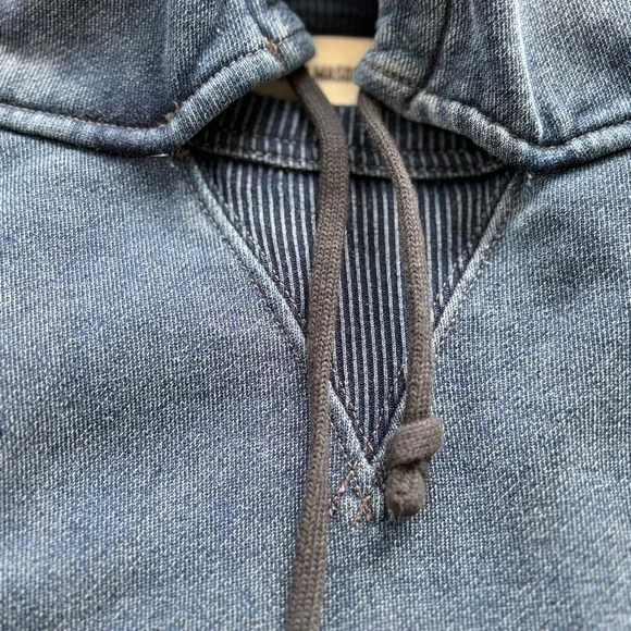 Buck Mason Navy Hoodie - Picture 3 of 6